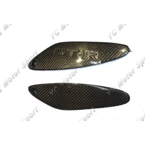 Car Accessories Carbon Fiber Rear Spoiler End Cap 2PCS Fit For 1995-1998 R33 GTR Rear Spoiler without 'GTR' Logo End Caps