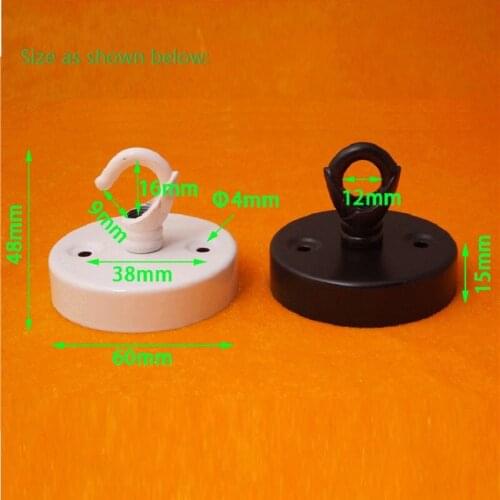 2pieces/lot white/black Mini Ceiling Canopy with open hook/closed hook for Wall Sconce Mount Vintage Pendant Lamp ceiling