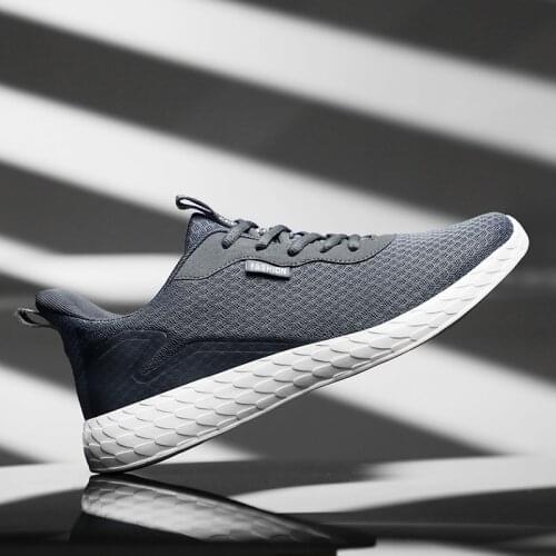 Large Sizes Mens Casual Shoes Male Elastic Rubber Sole Shoes Lightweight Non-slip Damping Trend Mens Fashion Sneakers