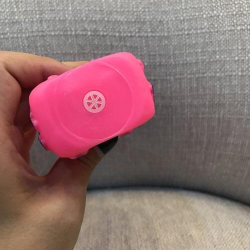 Pet Dog Toy Chew Squeaky Rubber Pink Popsicle Shaped Toys for Cat Puppy Baby Dogs Ice Cream Bite Molar Toy Funny Interactive