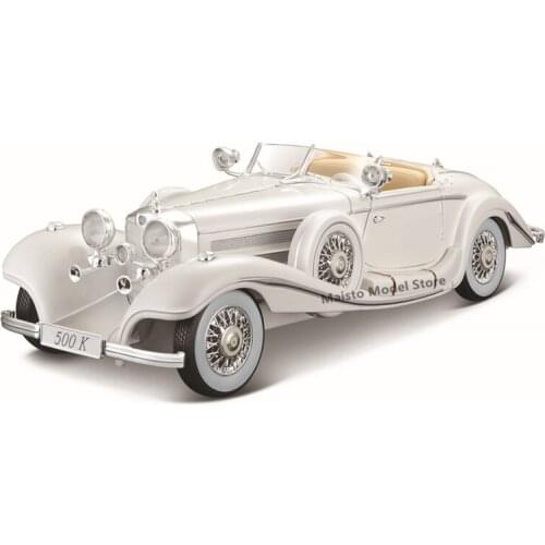 Maisto 1:18 1936 Mercedes-Benz 500 K TYP Preminer editionHighly-detailed die-cast precision model car Model collection gift