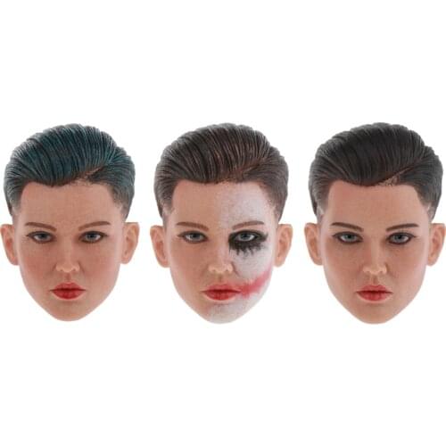 1/6 Scale Female Figure Head Sculpt, Neutral Handsome Women Doll Head for 12 inch Action Figure Phicen, TBLeague