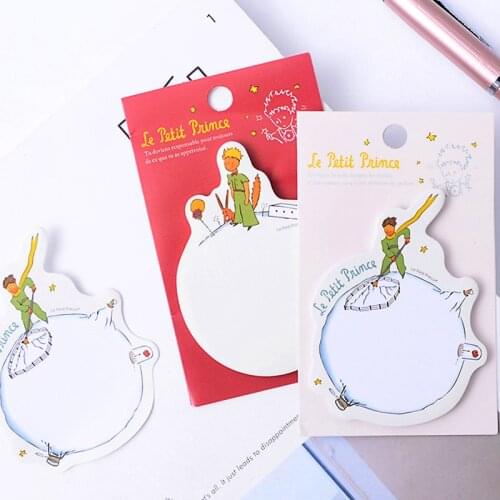 2020 New Kawaii Little Prince Memo Pad Cute Sticky Notes School Supplies Stationery Papeleria Scrapbooking Free Shipping