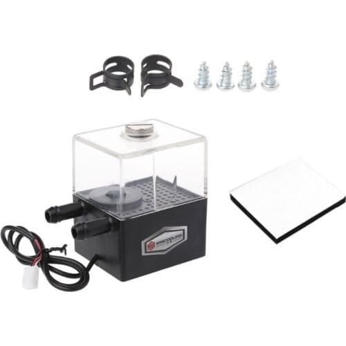 New 150ml SC-300T DC 12V Ultra-Quiet Water Pump Tank For Computer CPU Liquid Cooling System Cooler C26