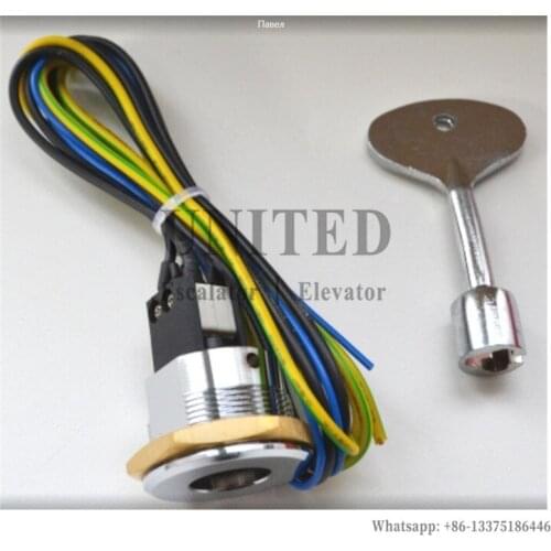 UNITED Elevator Triangle Key Lock Switch ZAA431BP1