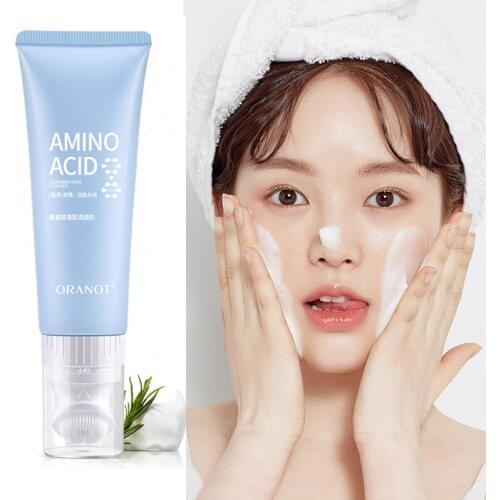 LAIKOU Amino Acid Foam Facia Cleanser Nourishing Cleanser Deep Cleaning Moisturizing Whitening Anti-Spots Skin Beauty Care Wash