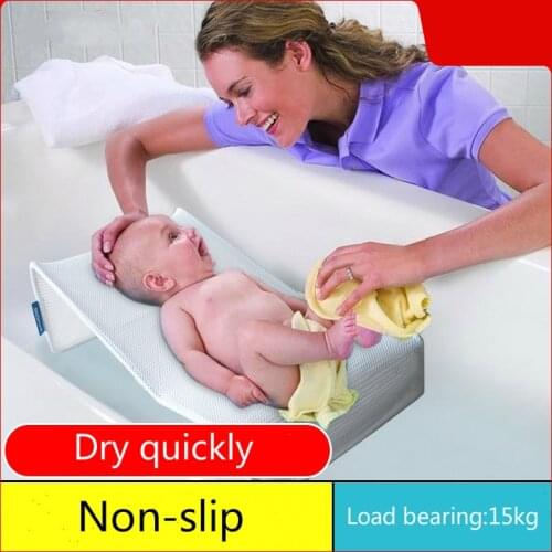 Baby Shower Portable Cushion Bed Infant Anti-slip Security Bath Pad General Baby Bath Tub Seat Safety Stable Bath Seat Support