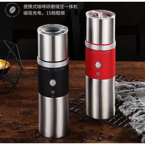 Portable creative office home USB electric automatic coffee grinding machine coffee maker lazy cup
