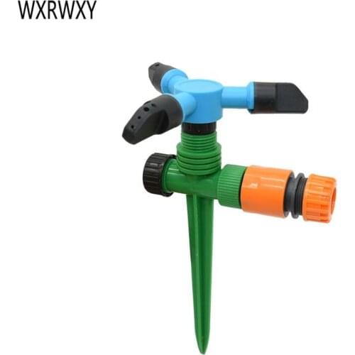 Garden sprinkler nozzles adjustable Rotary nozzle 1/2 hose garden sprinklers plastic spike garden watering 10pc