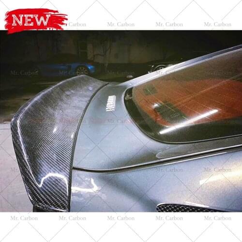FOR FERRARI F12 BERLINETTA 13-15 MDC STYLE CARBON FIBER SPOILER TRIM BODY KIT TUNING PART FOR F12 DUCKTAIL WING LIP RACING
