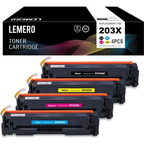 Toner Kompatibel zu HP 203X 203A CF540X CF541X CF542X CF543X CF540A M254 M254dw M254nw MFP M281 M281CDW M281FDN Drucker