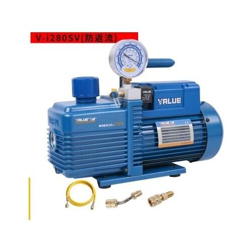 V-I280SV Four 4 LBipolar Refrigerant Vacuum Pump 14.4M3 / H Screen Bonding Vacuum Pump 220V 750W With Solenoid valve