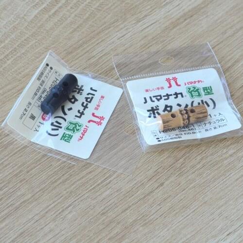 Japan HAMANAKA ABS bamboo pattern buuton 1piece