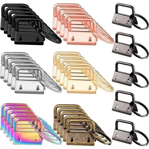 35 Pieces of Hardware Keychain Pendant,Used for Wrist Chain Keychain,Key Lanyard and Key Chain Making Hardware Supplies