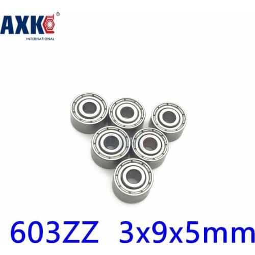 50pcs/lot Factory Direct Sale 603 603z 603zz R930zz 80013 3*9*5 Mm High Quality Abec-5 Emq Z2v2 Mini Deep Groove Ball Bearing