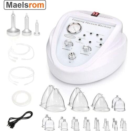 Breast Enlargement Machine Butt Lifting Vacuum Therapy Cellulite Cupping Scrapping Massager For Guasha Skin Tightening Dropship