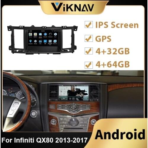 2din Android car autoradio car multimedia player DVD player For Infiniti QX80 2013-2017 GPS navi car radio stereo