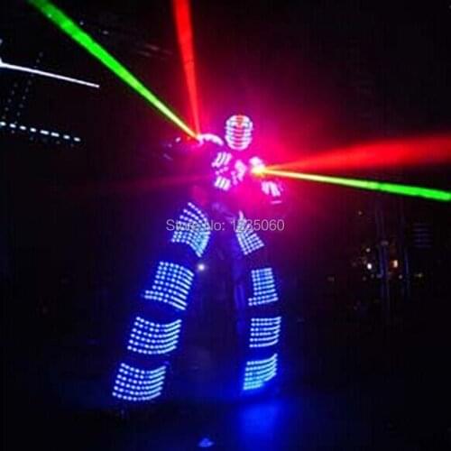 Free Shipping LED ROBOT SUIT / LED ROBOT / COSTUMES / LED CLOTHING for STAGE SHOW
