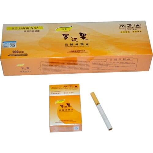 Tea smoke and mint Momordica grosvenori Herbal Cigarettes clearing lung to Quit smoking No Nicotine & Tobacco Cigarettes Tea