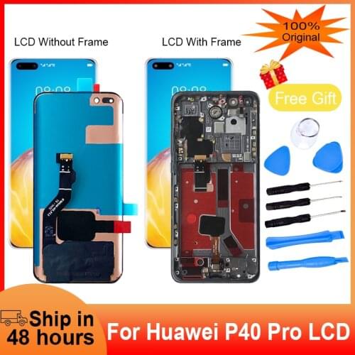 6.58"Oringial OEM For HUAWEI P40 Pro LCD P40Pro Touch Screen Digitizer For HUAWEI P40 Pro Display Replacement Parts LCD Screen