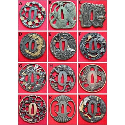 Beautiful Alloy Guard Tsuba Usually Used For Japanese Samurai Katana Sword Wakizashi Tanto Sword Katana