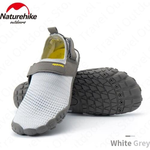 Naturehike Wading Shoes High Elastic Mesh Cover Barefoot Shoes Antiskid Sneakers Women/Men Quick Dry Athletic Shoes Comfortable