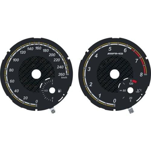 Gauge Face Overlay for Mercedes A166 A172 A176 A246, W166 W164 W463 Instrument