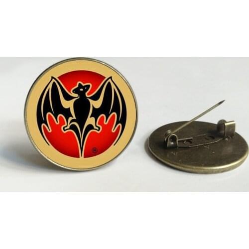 BACARDI LOGO Fashion Brooch Retro Personality Friends Gifts Staff Personality Brooch Gifts