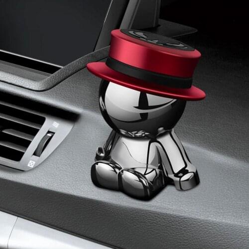 New Aluminum Alloy Villain Magnet Car Mobile Phone Universal Bracket Instrument Panel Bracket GPS Bracket Car Accessories