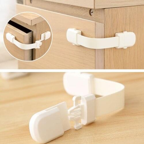1 Piece Creative Baby Care Cabinet Lock Children Safety Lock Multifunction Drawer Lock For Refrigerators