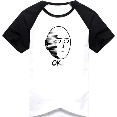 One-Punch T-Shirt New Anime Saitama Cosplay O-Neck T Shirt Casual Men Clothes Short Sleeve Tops Tees