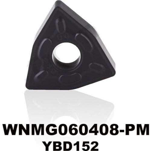 Original WNMG 060408 WNMG060408-PM YBD152 WNMG332 Carbide Inserts for MWLN External Turning Toolholder Lathe Tools Cutter
