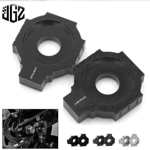 Pair Motorcycle CNC Aluminum Chain Adjusters Blockers Cover Accessories for Husqvarna Svartpilen 401 250 2018 2019 2020 2021