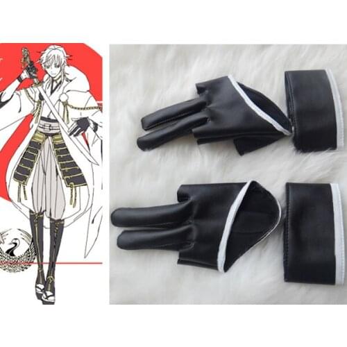 Touken Ranbu Online Tsurumaru Kuninaga Cosplay Gloves Japanese Anime Halloween Carnival Cosplay Costume Accessories