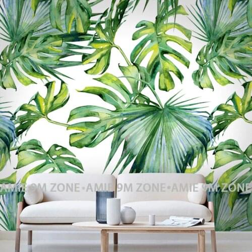 Relief Light green leaf Wallpaper for Living Room Bedroom Mural Wall papers 3D Desktop Background Wallpaper home decor