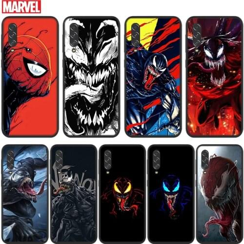 Marvel Avengers Super Hero Venom For Samsung Galaxy A90 A80 A70S A60 A50S A40S A30S A20E A10S A2 Core 5G Black Soft Phone Case