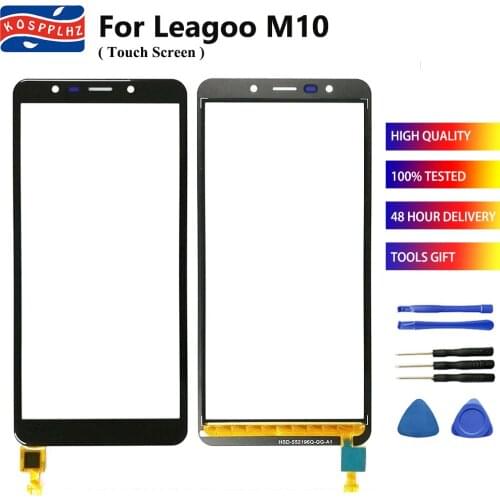 KOSPPLHZ Original New For Leagoo M10 Touch Screen Glass Panel TouchScreen Sensor For Leagoo M 10 Front Glass Lens Panel