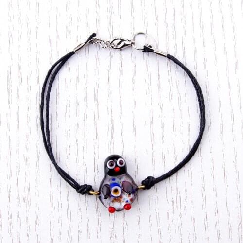Penguin Glass Bracelet