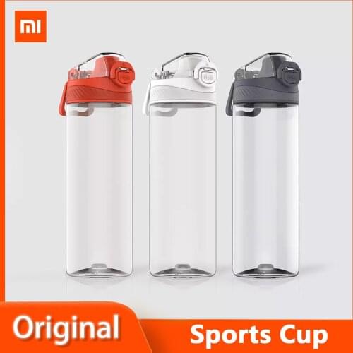 Xiaomi Quange Tritan Sports Cup Resistance High Temperature 3 Colors Cup Safety Lock for Replenishing Water Outdoor Bottle