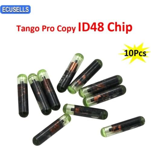 10Pcs/Lot Car Key Chip Virgin Transponder Chip T6 ID48 Transponder Chip (After market) Tango Pro Copy ID48 Chip for VW for Audi