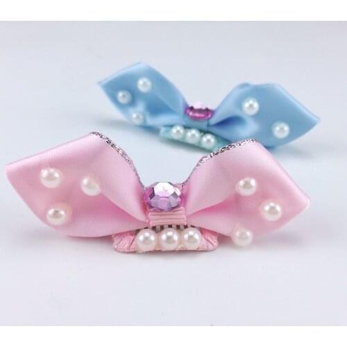 Pet BB clip headdress flower dog teddy princess jewelry decoration Could be Yorkshire accessories hair clip 10pcs