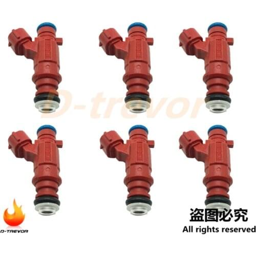 6Pcs 0280155937 fuel injector for 2000-2003 Nissan Sentra 1.8L 4Cyl QG18DE