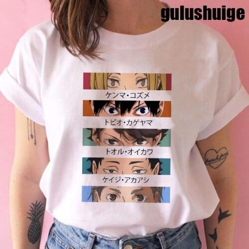 Haikyuu Manga Shirt Men T Shirt Kuroo Japanese Anime Bokuto Shoyo Volleyball Creative Tshirt Cartoon Graphic Tees Male T-shirt