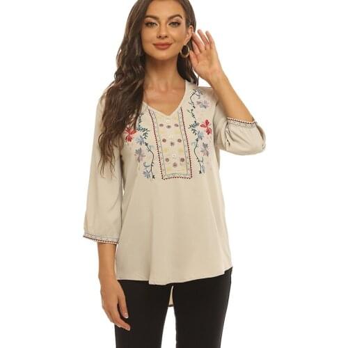 Le Luz Beige Blouses