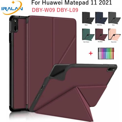 Magnetic Smart Funda For Huawei Matepad 11 2021 Case Multi Folding Stand Tablet Cover For Matepad 11 10.95 inch with Pen Slot