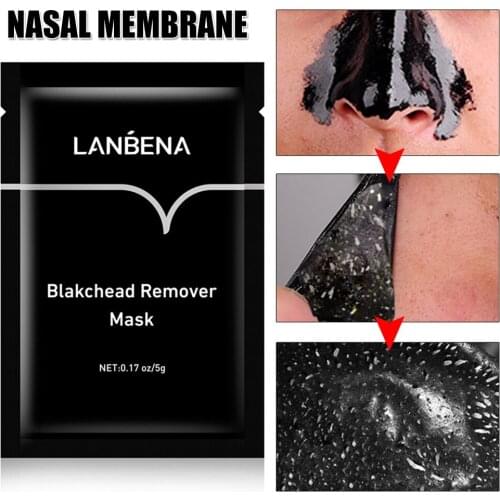 Bamboo Charcoal Black Head Nasal Membrane Tearing Mask to Remove Acne Blackhead Remover Mask Dropshipping SMJ