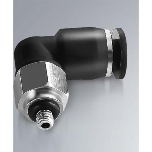 Miniature PL pneumatic quick coupling M3 M4 M5 M6 1/8 "external thread hose 3 4 5 6mm one-key pneumatic tube miniature coupling