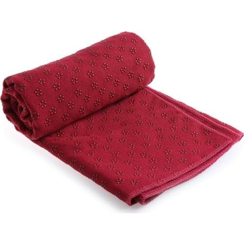 Non Slip Yoga Mat Cover Towel Anti Skid Microfiber Yoga Mat Size 183cm*61cm Shop Towels Pilates Blankets Fitness