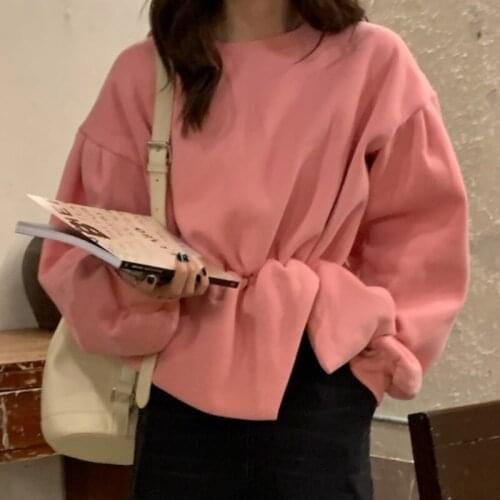 Женские короткие толстовки Nomikuma China At AliExpress