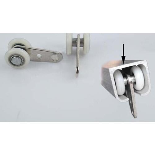 Wholesale 40PCS Small Roller Bearing Window Roller Parts Hanging Round Small Hanging Wheel Heavy Curtains Hanging Round KF245-2